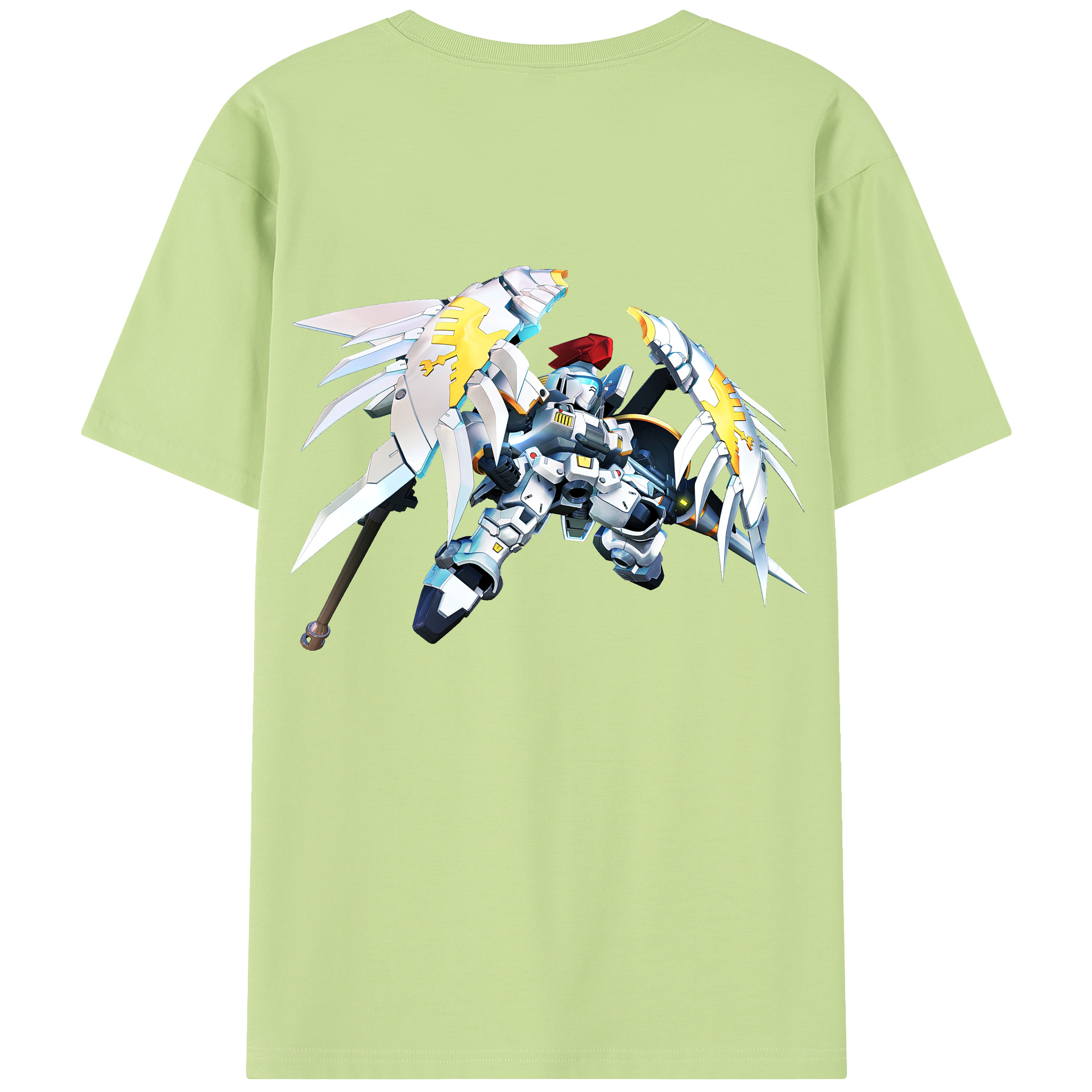 （画像用） 機動戦士ガンダム Mobile Suit Gundam 綿100％半袖Tシャツ（背面プリント）